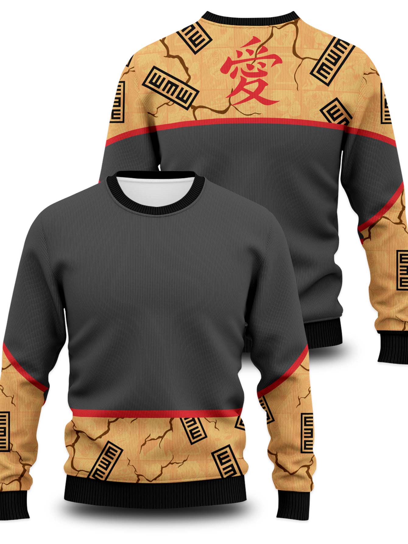 Sand Monster Sheath Gaara Naruto Ugly Christmas Sweater Perfect And Unique Gifts For Adults Kids On Christmas