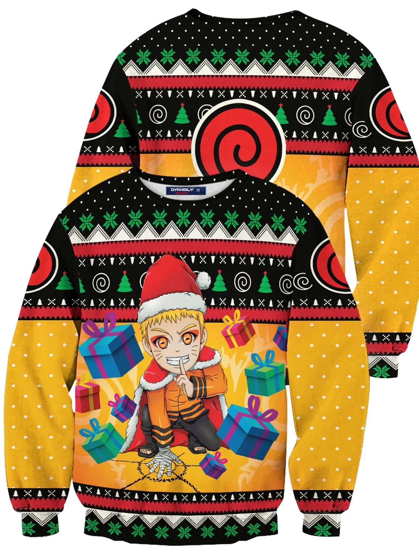 Uzumaki Holiday Way Naruto Ugly Christmas Sweater Perfect And Unique Gifts For Adults Kids On Christmas